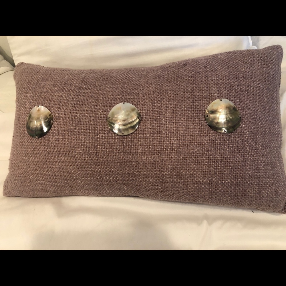 West Elm woven throw pillow